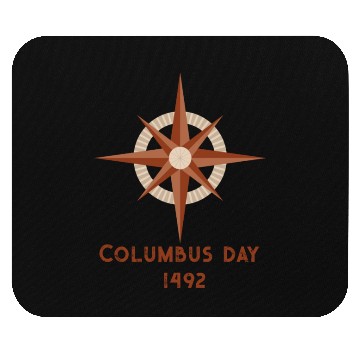 Discover Columbus Day for Christopher Columbus lover Mouse Pads