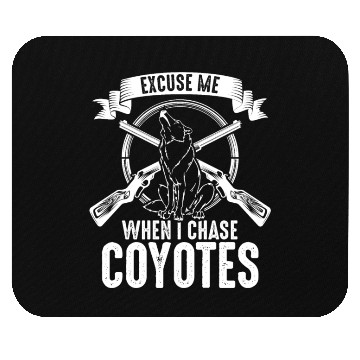Discover Coyote Trapping Coyote Hunting Yote Hunting Gift Mouse Pads