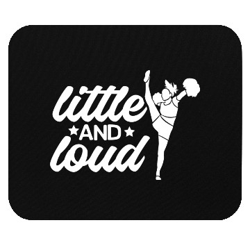 Discover Funny Little And Loud Cheerleading Mouse Pads