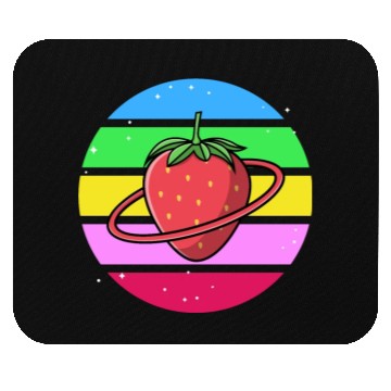 Discover Strawberry Planet Galaxy Mouse Pads