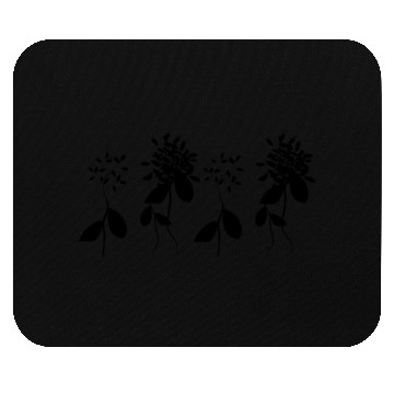 Discover flowers four nature plants Mouse Pads