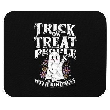 Discover Trick or treat people with kindness - cute ghost Mouse Pads