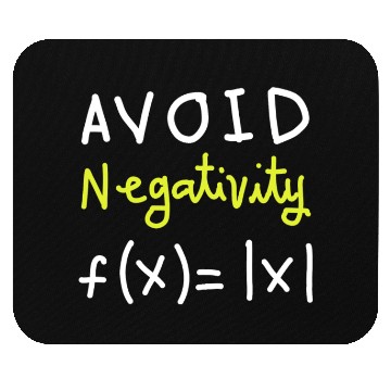 Discover avoid negativity Math Design Mouse Pads