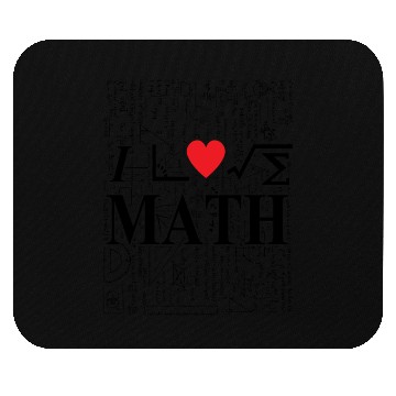Discover i love math Mouse Pads