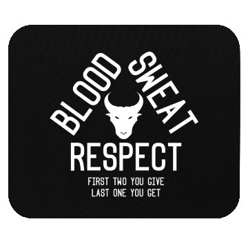 Discover Workout Gym Respect Mouse Pads
