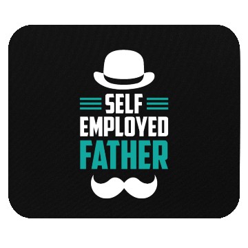 Discover Self Employed Father Work Boss Freelancer Job Mouse Pads