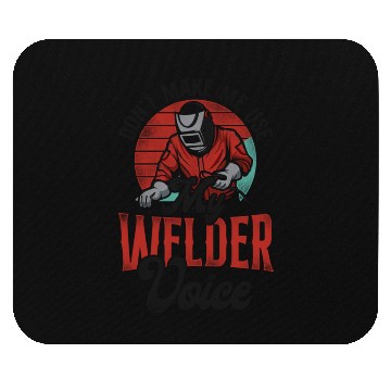 Discover Welder Welding Vintage Retro Don't Mouse Pads