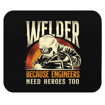 Discover Welder Welding Vintage Retro Mouse Pads