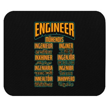 Discover Language Engineer Engineering Career Mouse Pads