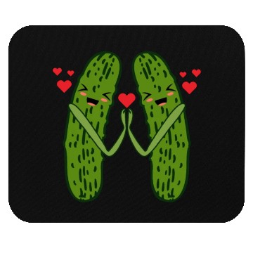 Discover Sweet Couple Pickle Mouse Pads