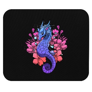 Discover Gothic Sea Horse Mouse Pads