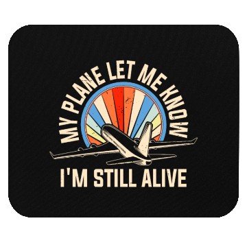 Discover Airline Pilot Pun Aircraft Pilot Mouse Pads