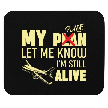 Discover Airline Pilot Pun Aircraft Pilot Mouse Pads