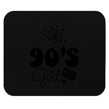 Discover 90's Girl mixtape Mouse Pads