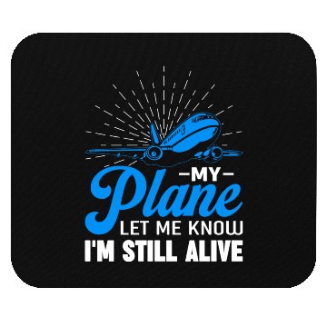 Discover Airline Pilot Pun Aircraft Pilot Mouse Pads