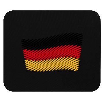 Discover National Flag Of Germany (Scribble) Mouse Pads