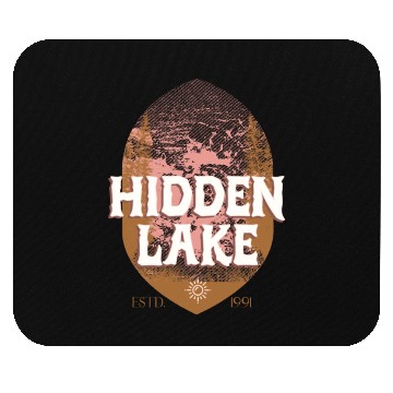 Discover Hidden Lake - The Nomad Lifestyle Mouse Pads