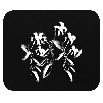 Discover gray flowers nature glitter plants Mouse Pads
