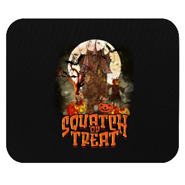 Discover Squatch or Treat - sasquatch Mouse Pads