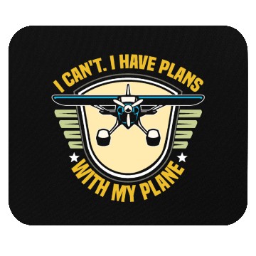 Discover Airline Pilot Pun Aircraft Plans With My Plane Mouse Pads