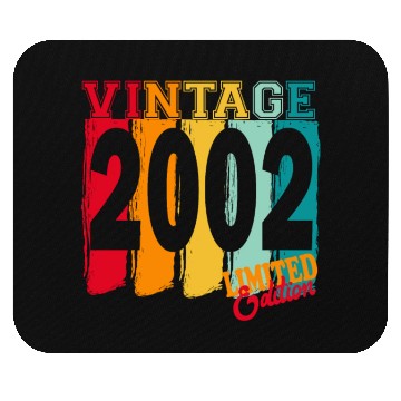 Discover Vintage 2002 Vintage Retro Birthday Mouse Pads