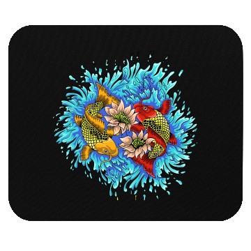 Discover Cool With Fish Mouse Pads