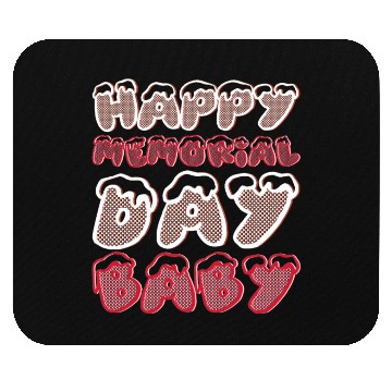 Discover Happy Memorial Day Baby Mouse Pads