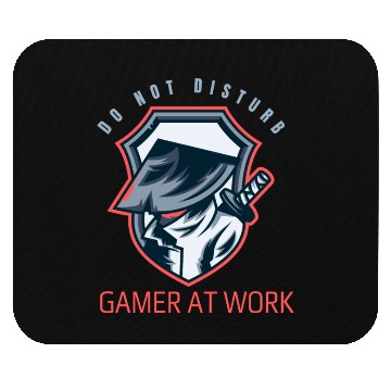 Discover Do Not Disturb Gamer At Work-Gaming Lover Mouse Pads