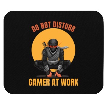 Discover Do Not Disturb Gamer At Work-Gaming Lover Mouse Pads