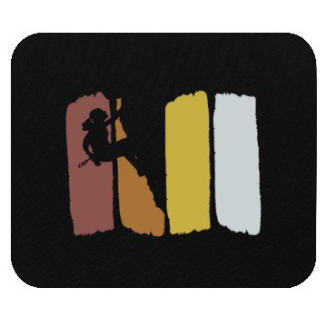Discover Climbing Vintage Mountaineering Bouldering Mouse Pads