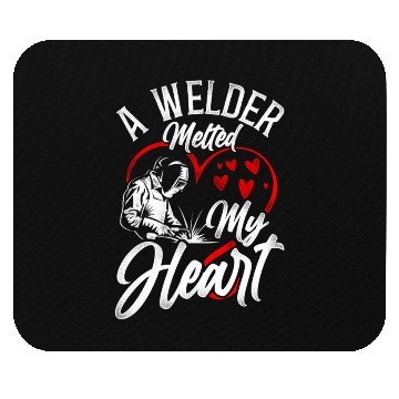 Discover Welder Welding Girlfriend Mouse Pads