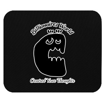 Discover Control your thoughts,Letter C typography design Mouse Pads