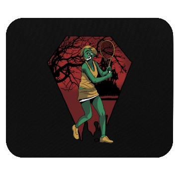 Discover Zombie Tennis Girl Mouse Pads