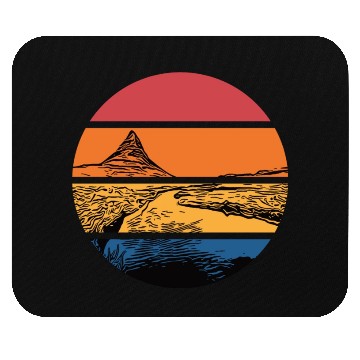 Discover River In Sunset With Mountain Mouse Pads