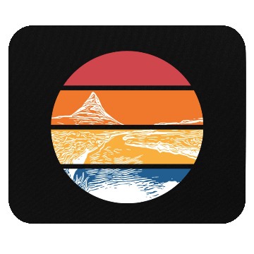 Discover River In Sunset With Mountain Mouse Pads