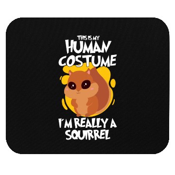 Discover Funny Squirrel Fan Squirrel Lover Chipmunk Addict Mouse Pads