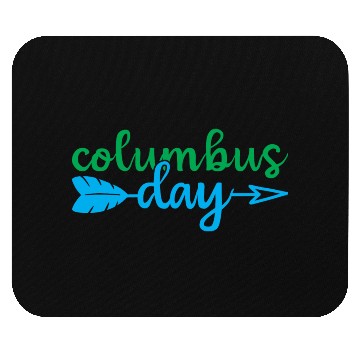 Discover Happy Columbus Day classic Mouse Pads