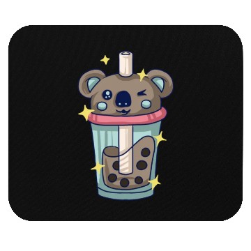 Discover KPOP Koala Korean Pop Bubble Tea Gift Children Mouse Pads