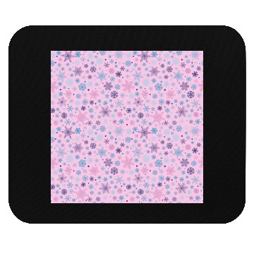 Discover Snowflakes Pattern Colorful Mouse Pads