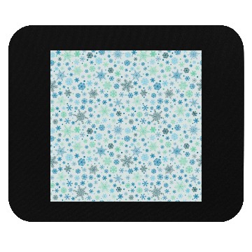 Discover Snowflakes Pattern Colorful Mouse Pads