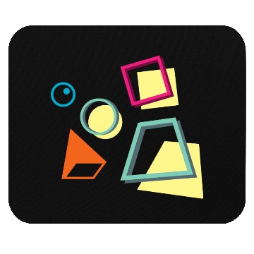 Discover Abstract Shapes Mouse Pads