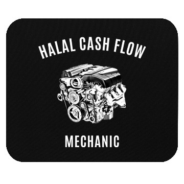 Discover Halal Cash Flow - Mechanic White Mouse Pads