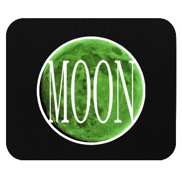 Discover Inset - Emerald Green Moon Mouse Pads