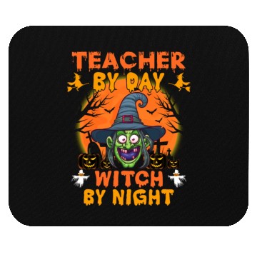 Discover Teacher By Day Witch By Night Mouse Pads