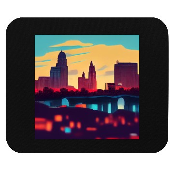 Discover Kansas City comics Mouse Pads