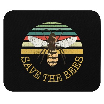 Discover Bee BeeKeeper Save the Bees Apiary Design Mouse Pads