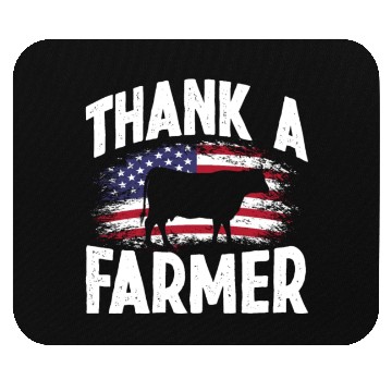 Discover USA Flag Farmer Agriculture Gift Mouse Pads