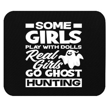 Discover Girl Ghost Hunting Mouse Pads