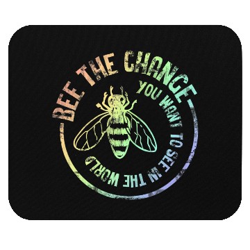 Discover Bee Mouse Pads For Women Save The Bees Rainbow Pride