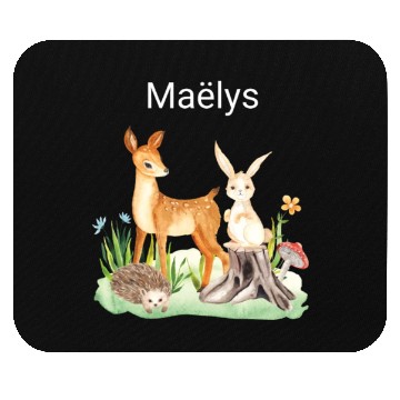 Discover Animal deer rabbit hedgehog Maelys Mouse Pads